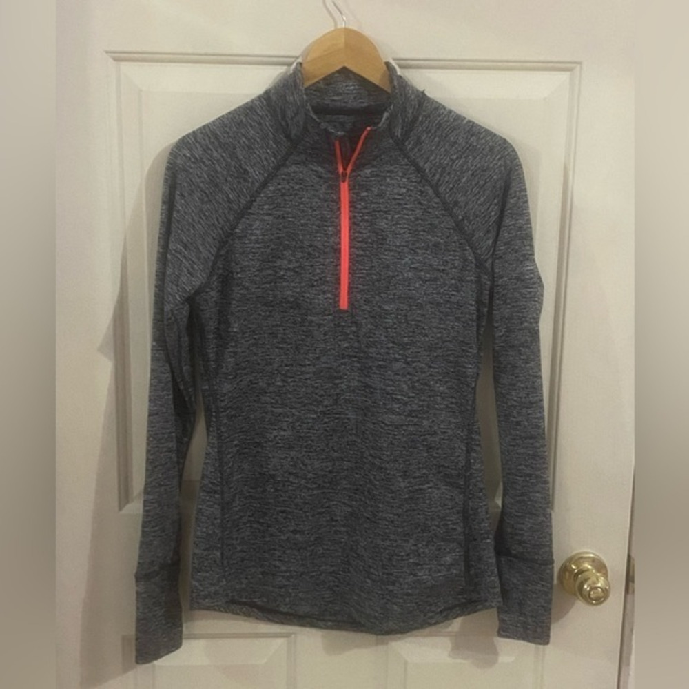 Tangerine Women’s Medium Half Zip Athletic Pullover - Picture 1 of 8